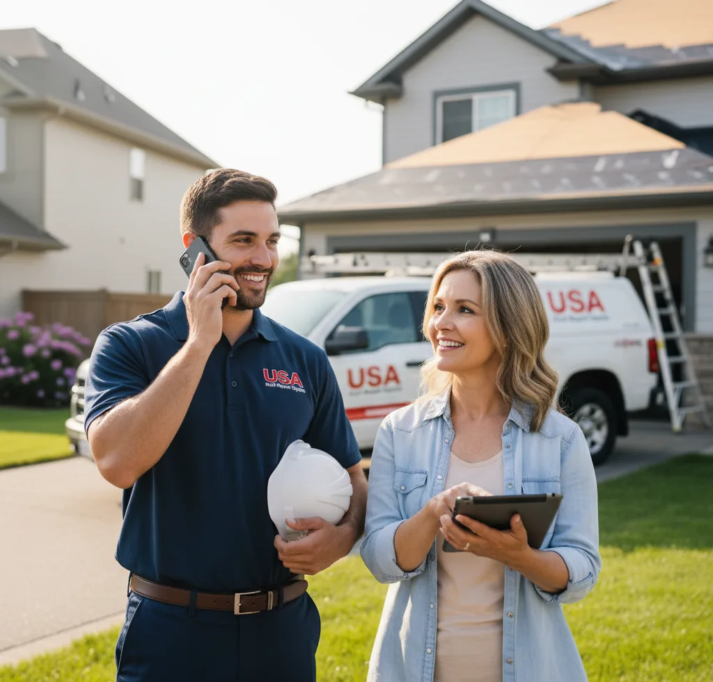 USA Roof Repair Experts customer support in New Braintree